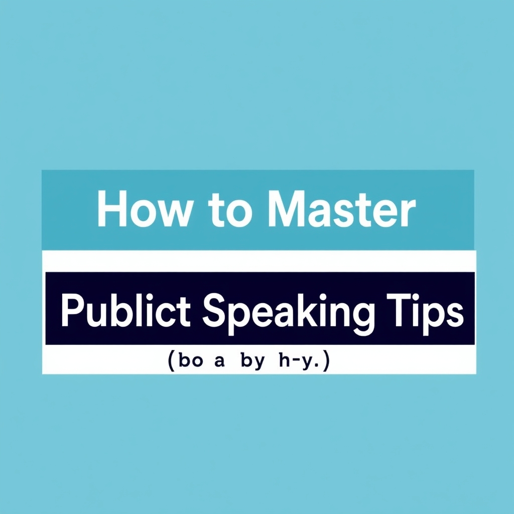 Master Public Speaking: Step-by-Step Guide to Success